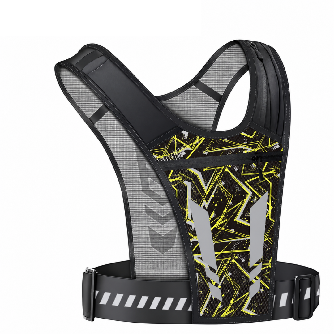 Laufio AirVest Schwarz-Gelb
